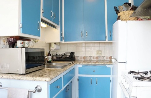 East Village Condo | Ocean View Retro Studio Walking distance to everything!