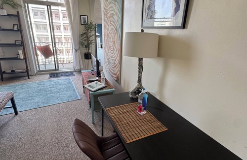 East Village Condo | Ocean View Retro Studio Walking distance to everything!