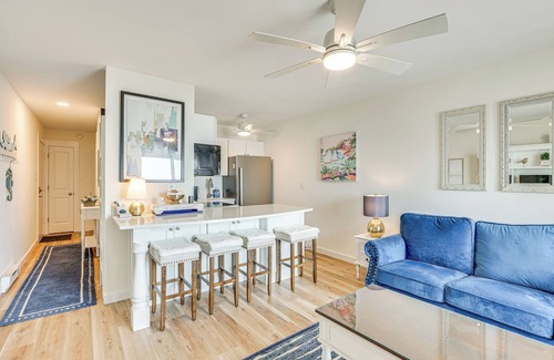 McCutcheon Field Condo | Ocean-View Condo: Steps to North Topsail Beach!
