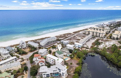 Gulf Place House | Ocean Views! Pool/Hot Tub/Bikes/Grill! Walk to Beach!