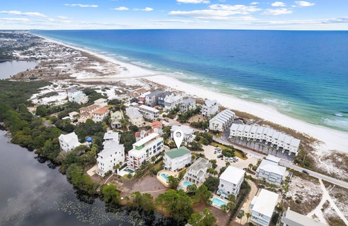 Gulf Place House | Ocean Views! Pool/Hot Tub/Bikes/Grill! Walk to Beach!