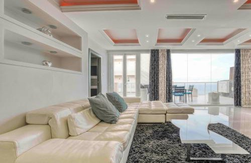 Tower Road Apartment | Oceanfront 3BR Penthouse Luxury & Views in Sliema