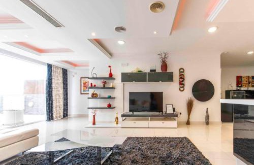 Tower Road Apartment | Oceanfront 3BR Penthouse Luxury & Views in Sliema