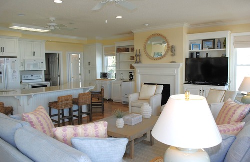 Litchfield by the Sea House | Oceanfront Beach Home with pool access located within Charlestowne Grant community.