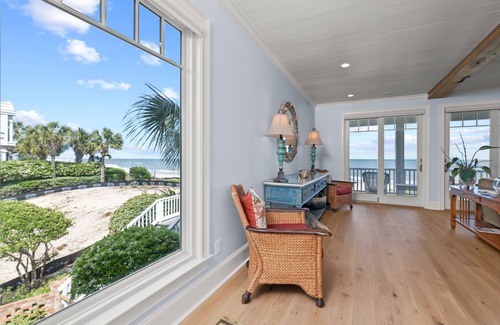 Litchfield by the Sea House | Oceanfront Beach Home with pool access located within Charlestowne Grant community.