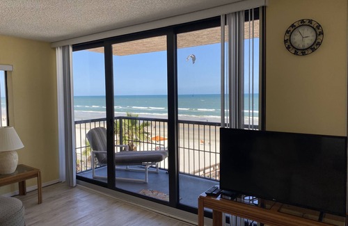 New Smyrna Beach Condo | Oceanfront condo with spectacular views, beach access on non driving beach, NSB
