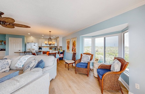 Ponce Inlet House | Oceanfront condo with scenic balconies, pool, beach gear, & W/D - dog-friendly