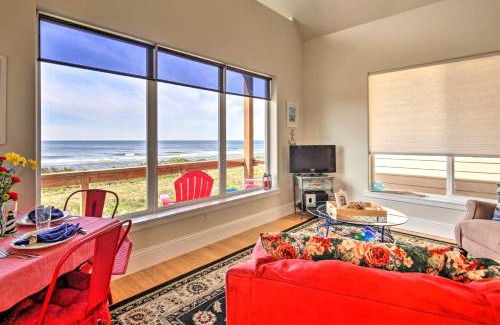 Yachats House | Oceanfront Cottage with Deck and Secluded Beach Access!