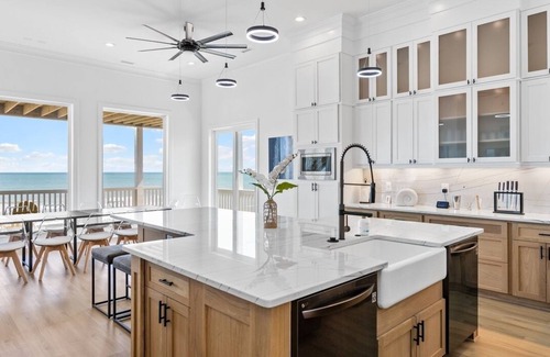 Surf City House | 🏖️ Oceanfront Fun House w/Hot Tub, Heated Pool, EV⚡, Elevator & Game Room 🌅