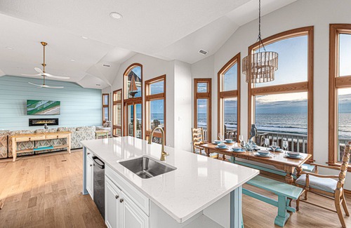 Corolla House | Oceanfront, Game Room, Decks, Heated Pool, Hot Tub, Ocean Views, Fully Loaded