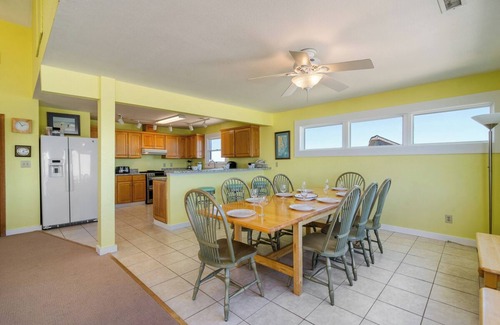 Buxton House | Oceanfront home in Buxton steps away from the ocean