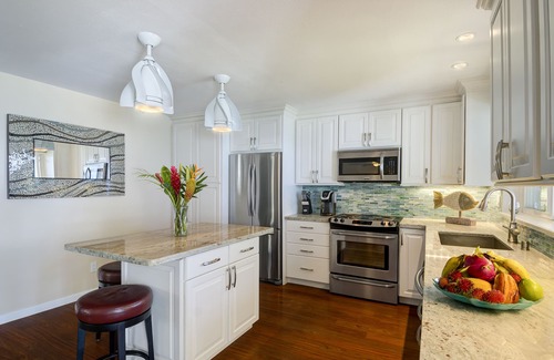 Poipu Condo | Oceanfront, Palm Trees and the Beautiful Blue Pacific Ocean.Poipu Palms 202!