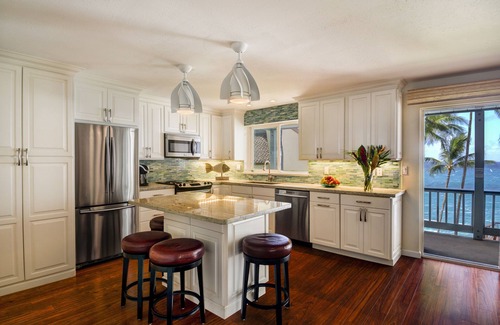 Poipu Condo | Oceanfront, Palm Trees and the Beautiful Blue Pacific Ocean.Poipu Palms 202!