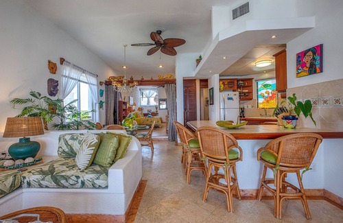 Akumal Condo | Oceanfront Penthouse with Two King Suites and Terrace