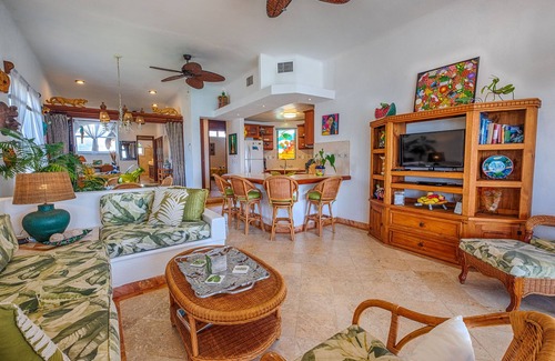 Akumal Condo | Oceanfront Penthouse with Two King Suites and Terrace