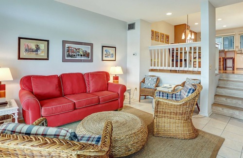Fernandina Beach House | Oceanfront townhouse with updated kitchen Easy access to the beach; vehicles permitted on beach.