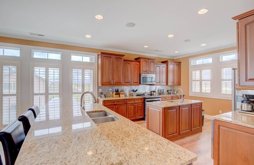 North Topsail Beach House | Oceanfront home with volleyball, game room, pool, beach access & washer/dryer