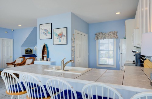 Village of Stump Sound House | Oceanfront home with a pool, tennis, beach access, all new appliances