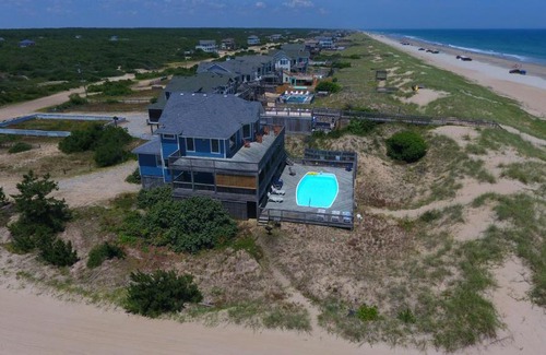 Carova Beach House | Oceanfront, Wild Horses, Ocean Views, Private Pool, 4x2251, Beauty & The Beach