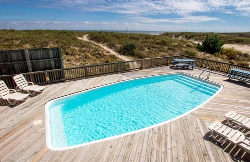 Carova Beach House | Oceanfront, Wild Horses, Ocean Views, Private Pool, 4x2251, Beauty & The Beach