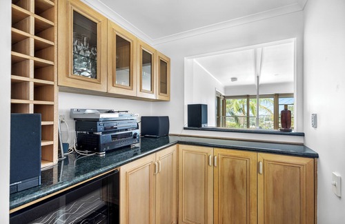 Alexandra Headland House | Oceanview family oasis 900m from beach with pool, kitchen & games room
