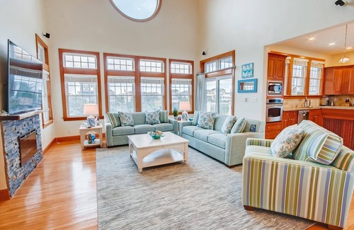 Ocean Isle Estates House | Oceanview Home in Avon w/Pool, Hot Tub, EV Charger, and Community Beach Access