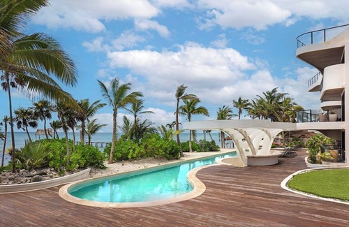 Soliman Bay Apartment | Oceanview Penthouse Studio in Tankah