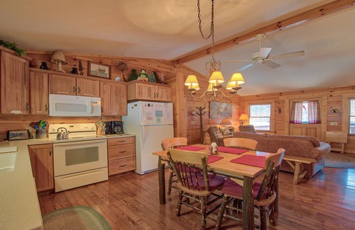 Maggie Valley Cabin | OCT. OPENINGS: with Mt. Views, Attached Garage, Flat Paved Parking, Pet Fee.