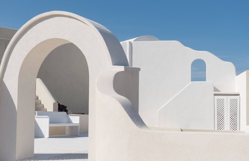 Oia Villa | Ode Villa with sunset and private heated pool