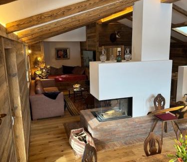 Lauterbach Ski Chalet | Old barn, hay outside, new inside