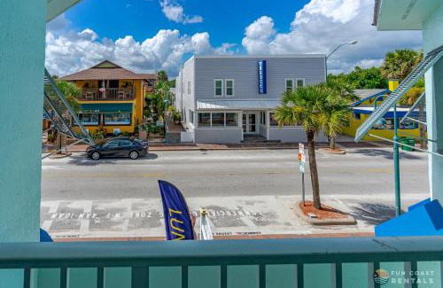 New Smyrna Beach Apartment | ON Flagler Avenue! Dog Friendly with Balcony and Parking Walk to the Beach!