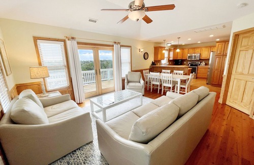 Ocracoke House | Once Upon A Tide: Waterfront home, on a small canal. Amazing views.