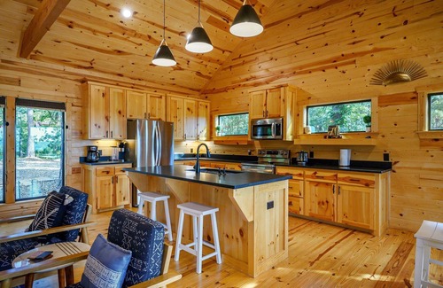 Broken Bow Cabin | Once Upon A View! Hot Tub, Firewood, Views!