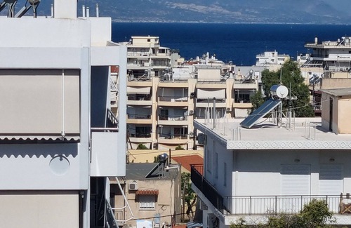 Loutraki Apartment | Onda Blu Loutraki Greece Relax, View & Park 5 min to the beach!