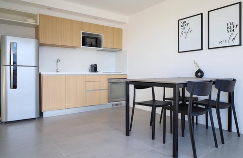 Province of Tierra del Fuego Apartment | One-Bedroom Apartment with Balcony and Sea View