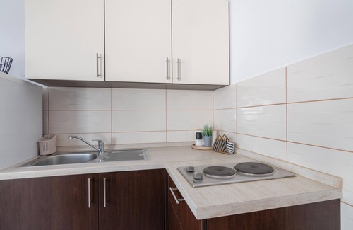 Mandre Apartment | One bedroom apartment with balcony and sea view Mandre, Pag (A-18748-e)