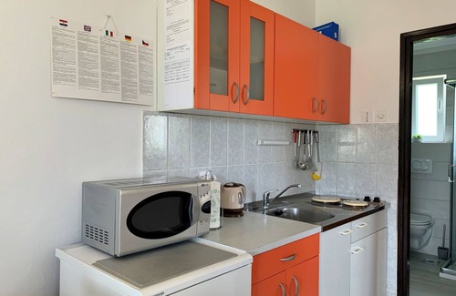 Silo Apartment | One bedroom apartment with terrace and sea view Šilo, Krk (A-18756-a)
