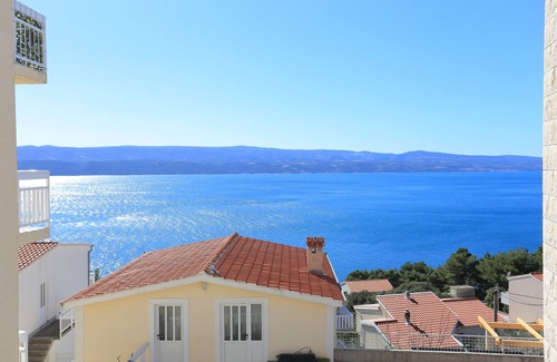 Stanici Apartment | One bedroom apartment with terrace and sea view Stanići, Omiš (A-2818-e)
