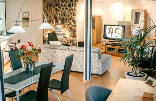 San Agustin Apartment | One bedroom appartement with sea view private pool and furnished garden at San Bartolome de Tirajana 1 km away from the beach