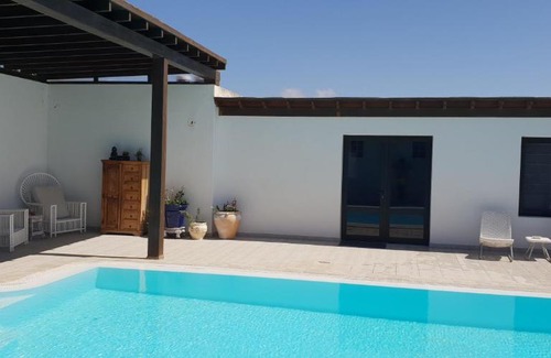 Nazaret House | One bedroom house with private pool enclosed garden and wifi at Nazaret