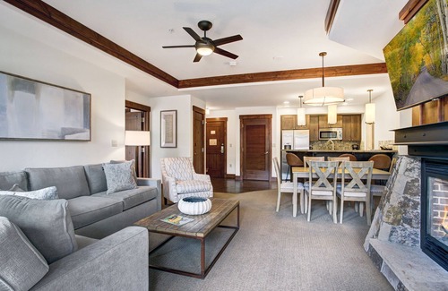Peak 8 Condo | One Ski Hill Luxury Condo - Ski-In/Ski-Out at Peak 8 Base - Family-Friendly