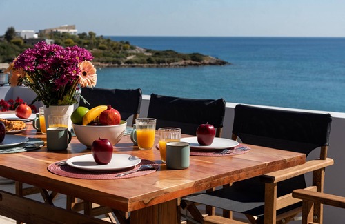 Ammoudara Apartment | One step from the beach with breathtaking sea view and free parking