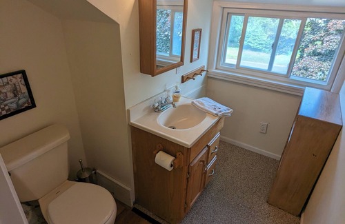 Charlevoix Cottage | Open, bright, pet-friendly cottage w/AC - walking distance to beaches & town!