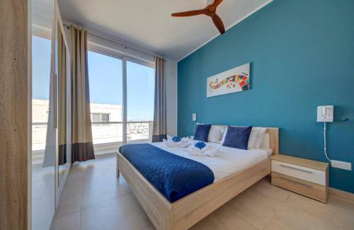 Swieqi Apartment | Ortigia Penthouse, Private Terrace with BBQ, Distant Sea Views by Haven & Keys Malta