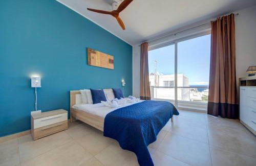 Swieqi Apartment | Ortigia Penthouse, Private Terrace with BBQ, Distant Sea Views by Haven & Keys Malta