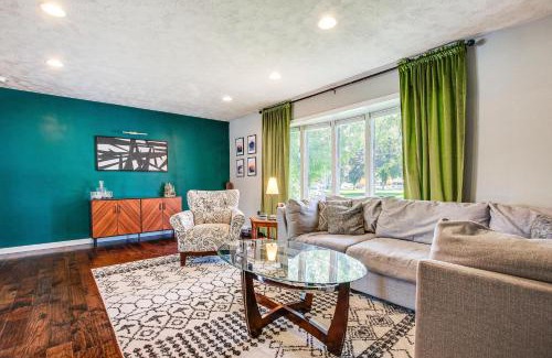 Oshkosh House | Oshkosh Canal-Front Home with Sunroom and Watercraft!