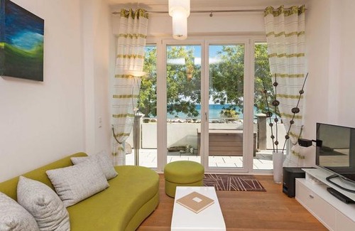 Sassnitz Apartment | Ostseeresidenz Sassnitz F548 WG 7 mit Sauna Terrasse Meerblick