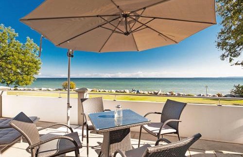Sassnitz Villa | Ostseeresidenz Sassnitz - WG 5 mit Sauna, Terrasse, Meerblick