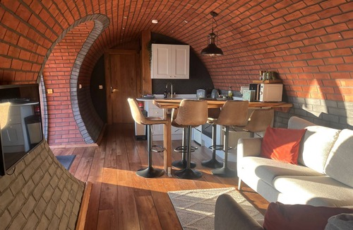 Rhayader Cottage | Otters View - Underground Hobbit Home Sleeping 6 guests, Pet Friendly