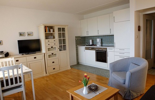 Wyk auf Foehr Apartment | Our cozy Quart awaits you here, with a wide south-facing view of the Halligen